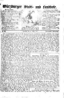 Würzburger Stadt- und Landbote Samstag 30. März 1867