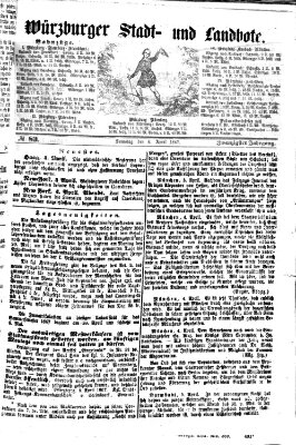 Würzburger Stadt- und Landbote Samstag 6. April 1867