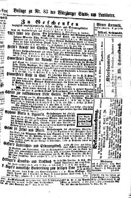 Würzburger Stadt- und Landbote Samstag 6. April 1867