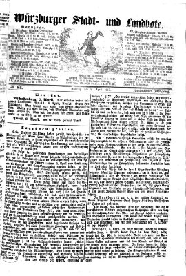 Würzburger Stadt- und Landbote Montag 8. April 1867