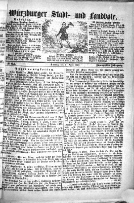 Würzburger Stadt- und Landbote Dienstag 9. April 1867