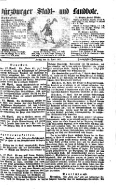 Würzburger Stadt- und Landbote Freitag 19. April 1867