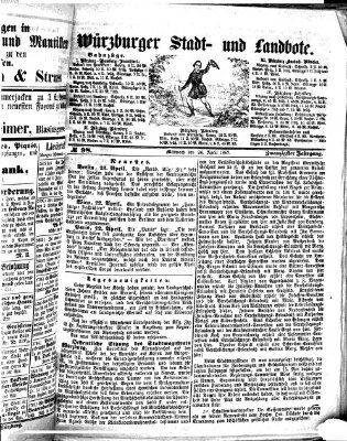 Würzburger Stadt- und Landbote Mittwoch 24. April 1867