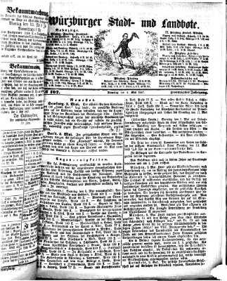 Würzburger Stadt- und Landbote Samstag 4. Mai 1867