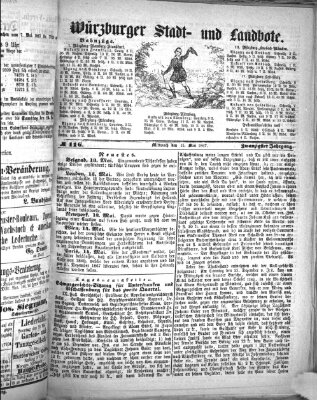 Würzburger Stadt- und Landbote Mittwoch 15. Mai 1867