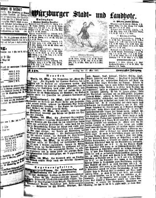 Würzburger Stadt- und Landbote Freitag 17. Mai 1867