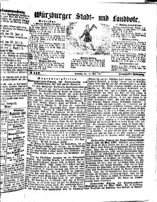 Würzburger Stadt- und Landbote Samstag 18. Mai 1867