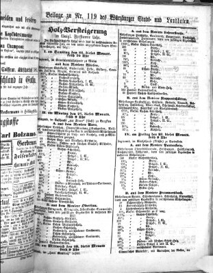 Würzburger Stadt- und Landbote Samstag 18. Mai 1867