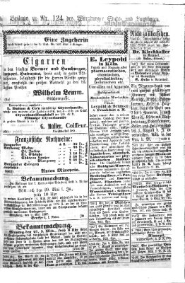 Würzburger Stadt- und Landbote Freitag 24. Mai 1867