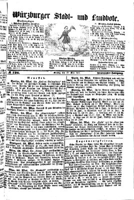 Würzburger Stadt- und Landbote Montag 27. Mai 1867