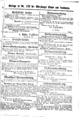 Würzburger Stadt- und Landbote Montag 3. Juni 1867