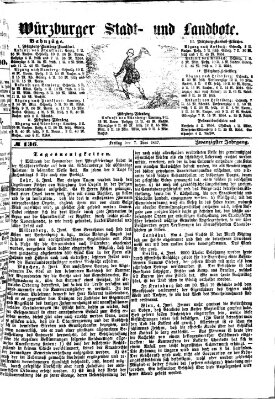 Würzburger Stadt- und Landbote Freitag 7. Juni 1867
