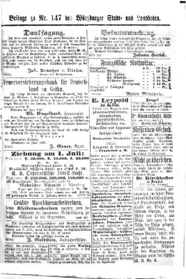 Würzburger Stadt- und Landbote Freitag 21. Juni 1867