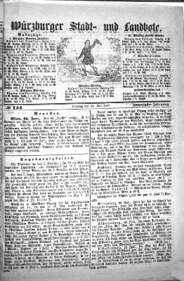 Würzburger Stadt- und Landbote Samstag 29. Juni 1867