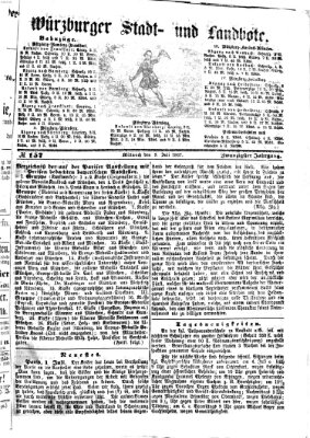 Würzburger Stadt- und Landbote Mittwoch 3. Juli 1867