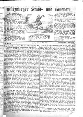 Würzburger Stadt- und Landbote Freitag 5. Juli 1867