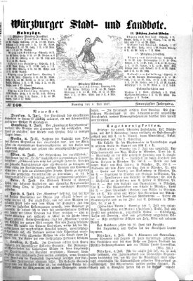 Würzburger Stadt- und Landbote Samstag 6. Juli 1867