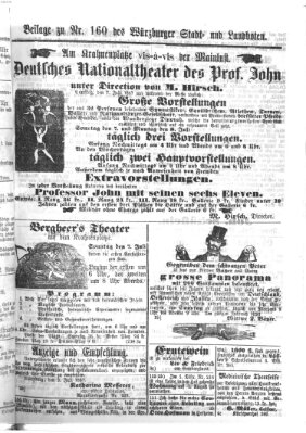 Würzburger Stadt- und Landbote Samstag 6. Juli 1867