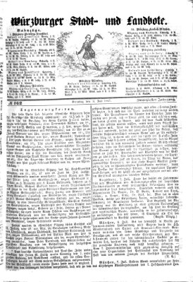 Würzburger Stadt- und Landbote Dienstag 9. Juli 1867