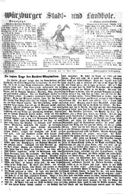 Würzburger Stadt- und Landbote Mittwoch 10. Juli 1867