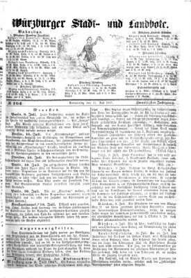 Würzburger Stadt- und Landbote Donnerstag 11. Juli 1867