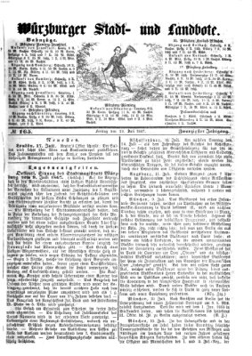 Würzburger Stadt- und Landbote Freitag 12. Juli 1867