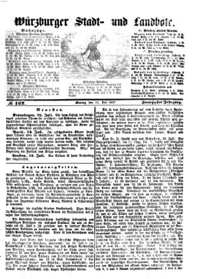 Würzburger Stadt- und Landbote Montag 15. Juli 1867