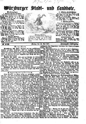 Würzburger Stadt- und Landbote Montag 22. Juli 1867