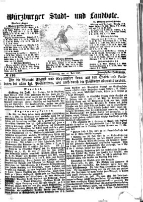 Würzburger Stadt- und Landbote Donnerstag 25. Juli 1867