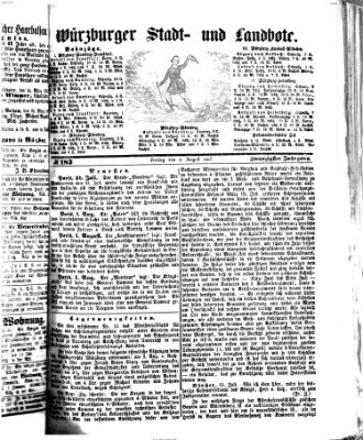 Würzburger Stadt- und Landbote Freitag 2. August 1867