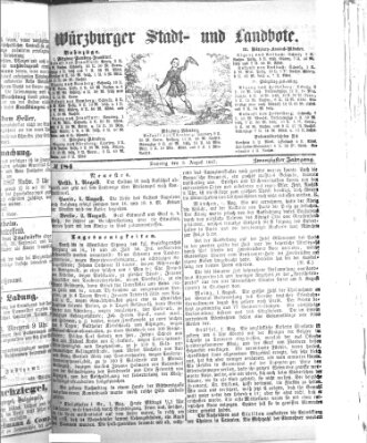 Würzburger Stadt- und Landbote Samstag 3. August 1867