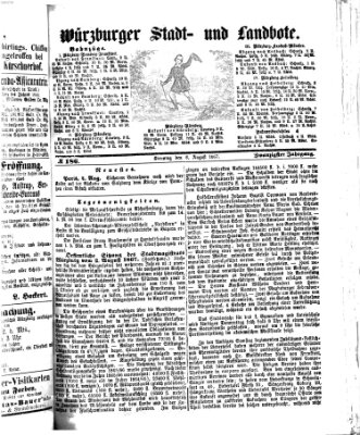 Würzburger Stadt- und Landbote Dienstag 6. August 1867