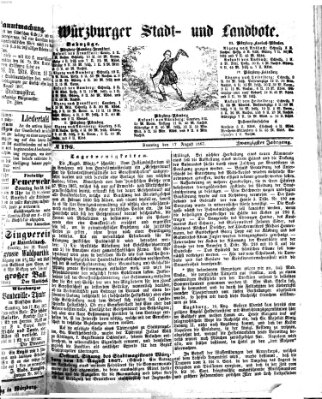 Würzburger Stadt- und Landbote Samstag 17. August 1867