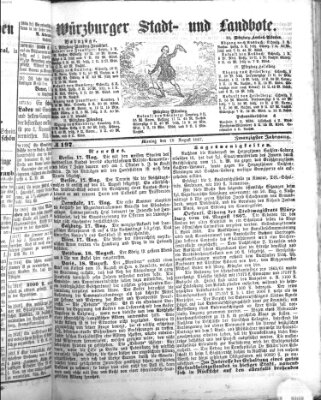 Würzburger Stadt- und Landbote Montag 19. August 1867