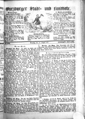 Würzburger Stadt- und Landbote Dienstag 20. August 1867