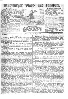 Würzburger Stadt- und Landbote Mittwoch 21. August 1867