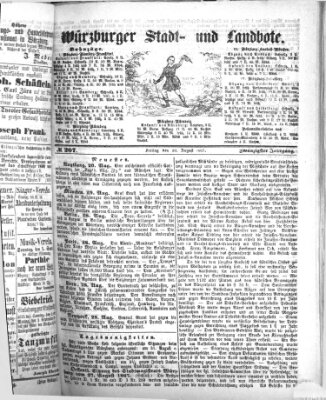 Würzburger Stadt- und Landbote Freitag 30. August 1867