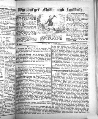 Würzburger Stadt- und Landbote Samstag 31. August 1867