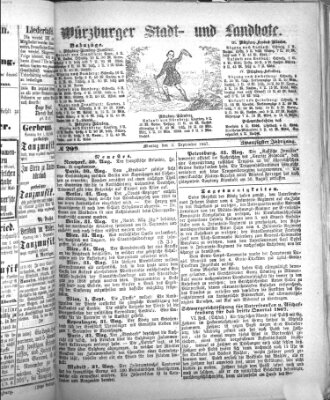 Würzburger Stadt- und Landbote Montag 2. September 1867