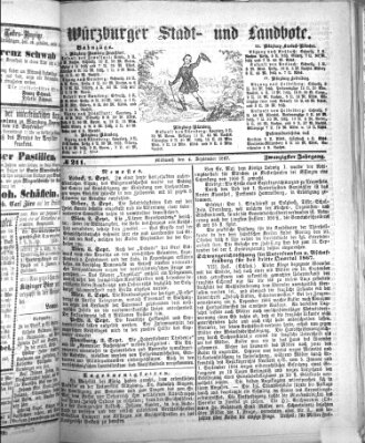 Würzburger Stadt- und Landbote Mittwoch 4. September 1867