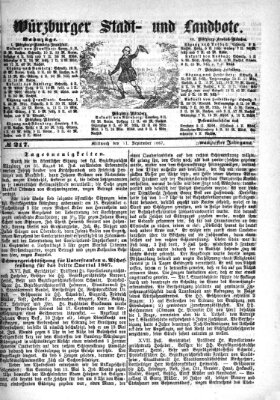 Würzburger Stadt- und Landbote Mittwoch 11. September 1867