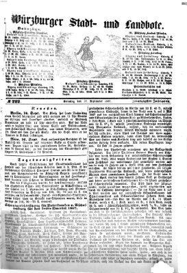 Würzburger Stadt- und Landbote Dienstag 17. September 1867