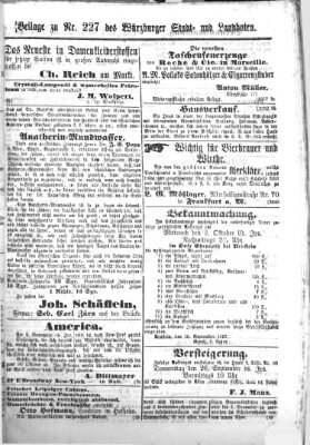 Würzburger Stadt- und Landbote Montag 23. September 1867