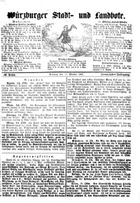 Würzburger Stadt- und Landbote Dienstag 15. Oktober 1867