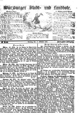 Würzburger Stadt- und Landbote Samstag 19. Oktober 1867