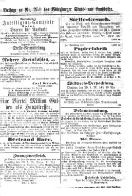 Würzburger Stadt- und Landbote Montag 21. Oktober 1867