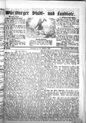 Würzburger Stadt- und Landbote Dienstag 29. Oktober 1867