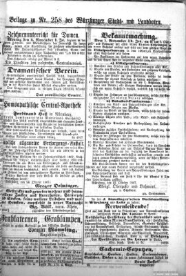 Würzburger Stadt- und Landbote Dienstag 29. Oktober 1867