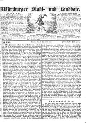 Würzburger Stadt- und Landbote Dienstag 5. November 1867