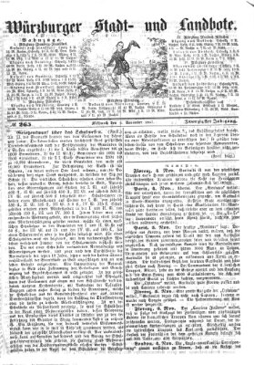 Würzburger Stadt- und Landbote Mittwoch 6. November 1867